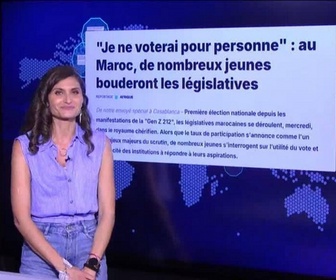 Replay Les clés de l'info - Législatives au Maroc : seulement 4 % des votants sont des jeunes