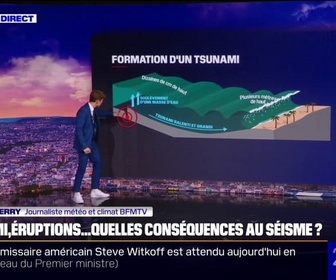 Replay 20H BFM - Tsunami, séisme, volcan en éruption ... Retour sur le puissant séisme qui a touché l'est de la Russie