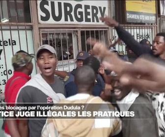 Replay Journal de l'Afrique - La justice sud-africaine juge illégales les pratiques de blocage de l'opération Dudula