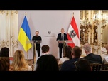 Replay A Vienne, Volodymyr Zelensky obtient le soutien de l'Autriche, pays traditionnellement neutre