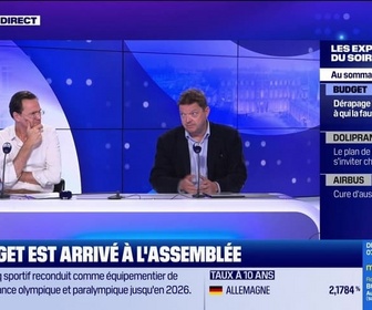 Replay Les experts du soir - Le budget est arrivé à l'Assemblée - 16/10