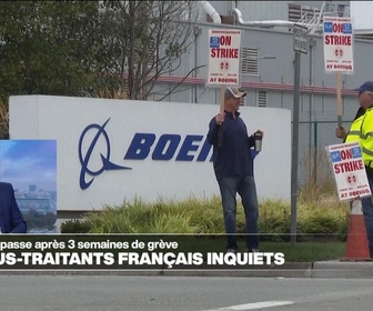 Replay Info éco - Boeing paralysé par une grève, les turbulences se font sentir en France