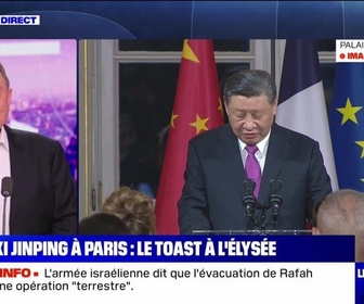 Replay Le 90 minutes - Xi Jinping à Paris : le toast à l'Élysée