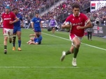 Replay Tournoi des Six Nations de Rugby - Journée 5 : RIo Dyer inscrit un dernier essai dans cette rencontre entre la France et le pays de Galles