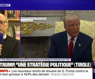 Replay 20H BFM - Taxes douanières: Une stratégie politique, selon Jean Tirole, économiste et Prix Nobel d'économie