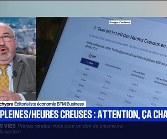 Replay BFM Première - BFM Conso : Heures pleines/heures creuses, attention, ça change ! - 26/09