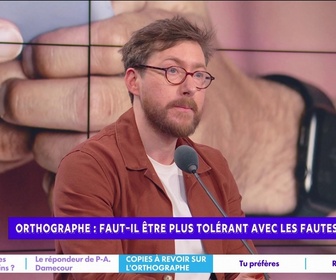 Replay Estelle Midi - Orthographe : Faut-il être plus tolérant avec les fautes ?