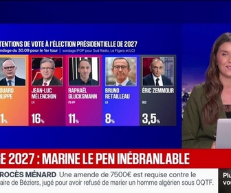 Replay BFM Grand Soir - Sondage 2027 : Marine Le Pen inébranlable - 30/09