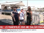 Replay BFM Première - Canicule: à La Rochelle, les festivaliers se préparent à une chaleur écrasante lors des Francofolies