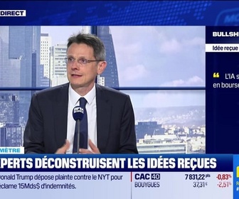 Replay BFM Bourse - Bullshitomètre : L'IA s'auto-suffit en bourse - FAUX répond François Monnier - 16/09