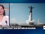 Replay Info éco - J-2 avant l'entrée en Bourse de SpaceX