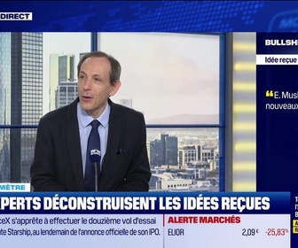 Replay BFM Bourse - Bullshitomètre : Elon Musk va soigner ses nouveaux actionnaires - FAUX répond Gilles Petit - 21/05