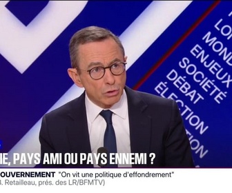 Replay BFM Politique - Il faut que la France arrête de se laisser humilier: Bruno Retailleau (LR) s'exprime sur l'Algérie