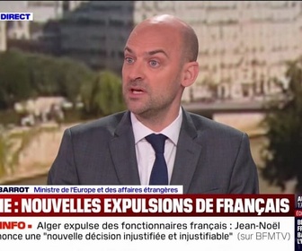 Replay Apolline de 9 à 10 - Tensions entre Paris et Alger: Les Algériens ont souhaité renvoyer nos agents, nous renvoyons les leurs, indique le ministre des Affaires étrangères Jean-Noël Barrot