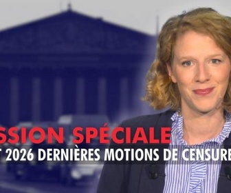 Replay Budget 2026 dernières motions de censure