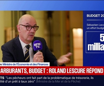 Replay BFM Première - Prix des carburants: On va piloter les aides du mieux possible […] en se concentrant sur ceux qui en ont le plus besoin, affirme le ministre de l'Économie Roland Lescure