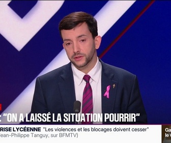 Replay BFM Politique - Mobilisation lycéenne: On est contre Parcoursup depuis le début, indique Jean-Philippe Tanguy, député RN de la Somme