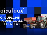 Replay Vrai ou faux, l'émission - Loi Duplomb : un copié-collé de la FNSEA ?