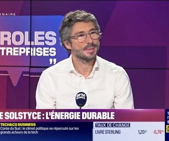 Replay Paroles d'entreprises - Guillaume David (Solstyce) : Groupe Solstyce, l'énergie durable - 14/12