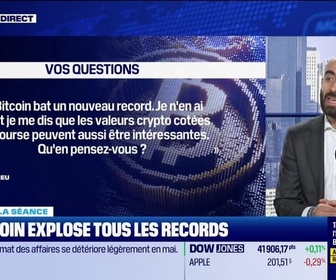 Replay BFM Bourse - On refait la séance : Le Bitcoin en feu : comment y investir grâce à la Bourse ? - 21/05