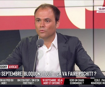 Replay Les Grandes Gueules - 10 septembre, bloquons tout : ça va faire pschitt ?
