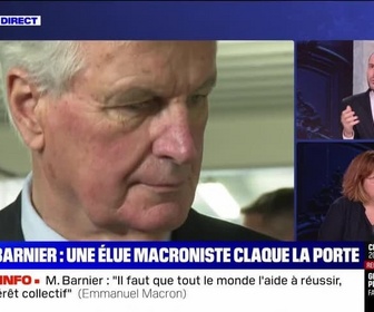 Replay BFM Story Week-end - Story 2 : Barnier : Une élue macroniste claque la porte - 20/09