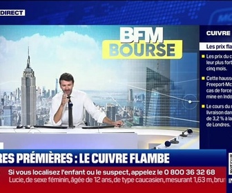 Replay BFM Bourse - USA Today : Le cuivre attire de plus en plus d'investisseurs, par John Plassard - 25/09