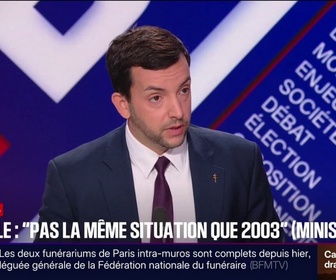 Replay BFM Politique - Le fiasco vient d'une politique lamentable [menée] depuis 20 ans : Jean-Philippe Tanguy, député Rassemblement national de la Somme, réagit à la gestion de la canicule par le gouvernement