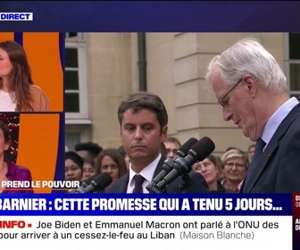 Replay Perrine jusqu'à minuit - Barnier : cette promesse qui a tenu 5 jours - 25/09