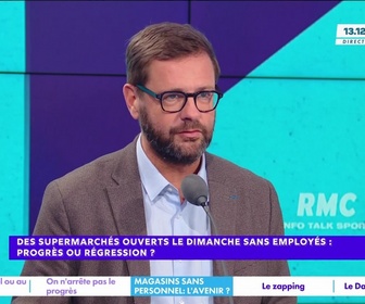 Replay Estelle Midi - Des supermarchés ouverts le dimanche sans employés : progrès ou régression ?