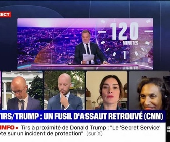 Replay Le 120 minutes - Donald Trump sain et sauf après un tir - 15/09