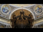 Replay Les travaux de restauration du Baldaquin de la basilique Saint-Pierre débutent au Vatican