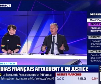 Replay Tech & Co, la quotidienne - Des médias français attaquent X en justice - 12/11