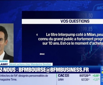 Replay BFM Bourse - Culture Bourse : Que penser du titre Interpump. Plus de 150% sur 10 ans, environ 10% de hausse sur 5 ans. Est-ce le moment d'acheter ? , par Julie Cohen-Heurton - 11/12