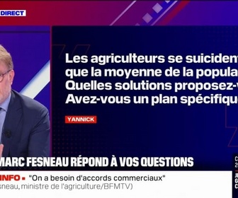 Replay BFM Politique - Marc Fesneau (ministre de l'Agriculture et de la Souveraineté alimentaire) répond à vos questions