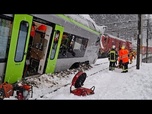 Replay Suisse : cinq blessés dans le déraillement d'un train régional dans le Valais