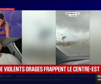Replay BFM Grand Soir - De violents orages frappent le Centre-Est - 16/07