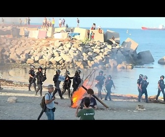 Replay Espagne : migrants et manifestants s'affrontent à Ceuta, la police intervient sur les plages