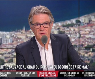Replay Les Grandes Gueules - Grau-du-Roi : une octogénaire égorgée et mutilée à la perceuse par un ado de 15 ans