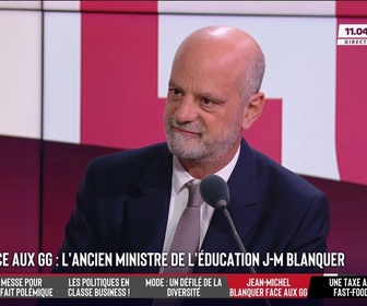 Replay Les Grandes Gueules - Jean-Michel Blanquer face aux GG !