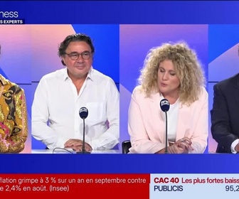 Replay Les Experts : France, l'inflation grimpe à 3% sur un an en septembre - 30/09