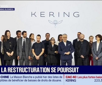 Replay Good Morning Business - Kering accélère sa restructuration