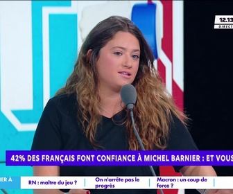 Replay Estelle Midi - 42% des Français font confiance à Michel Barnier : et vous ?