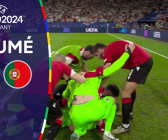 Replay UEFA Euro 2024 : Les résumés des matchs - Géorgie - Portugal