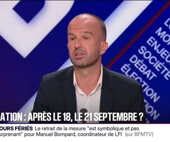 Replay BFM Politique - Toute personne qui s'inscrit dans l'opposition à la politique macroniste doit voter la censure immédiate du gouvernement de monsieur Lecornu, affirme Manuel Bompard (LFI)