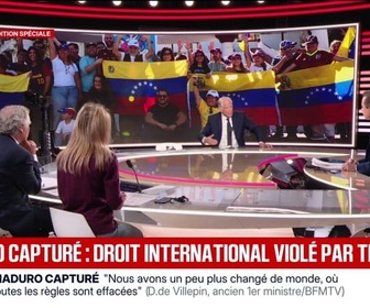 Replay BFM Politique - Personne ne regrettera Nicolás Maduro: Dominique de Villepin, ancien Premier ministre, revient sur la capture du président vénézuélien par les États-Unis