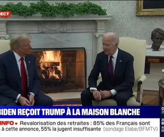 Replay Marschall Truchot Story - Story 1 : Joe Biden reçoit Donald Trump à la Maison Blanche - 13/11