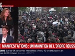 Replay BFM Grand Soir - Manifestations calmes, tensions en fin de cortège - 24/10