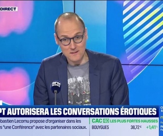 Replay Culture IA : ChatGPT autorisera les conversations érotiques, par Anthony Morel - 15/10