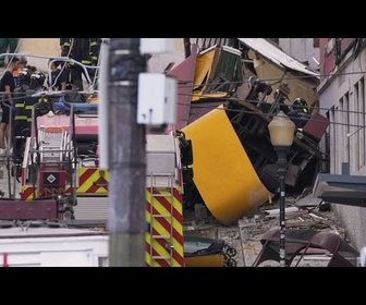 Replay Le bilan du déraillement du funiculaire de Glória à Lisbonne est révisé à 16 morts